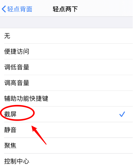 巴彦淖尔苹果手机维修分享iPhone12如何启用双击截屏 